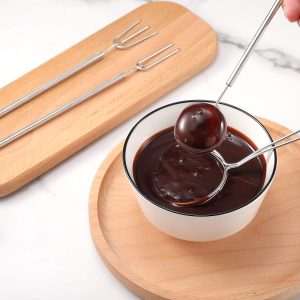 Garfos para banho de chocolate